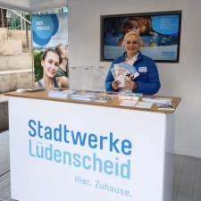 Sarah bei der Arbeit
