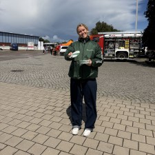 Antonia Elena bei der Arbeit