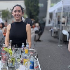 Julia bei der Arbeit