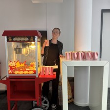 Luka Zoe Friederike bei der Arbeit