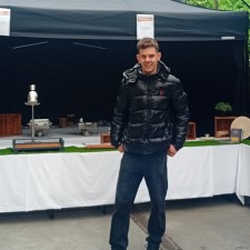 Nils bei der Arbeit