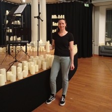 Anja bei der Arbeit
