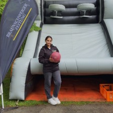 Lina bei der Arbeit