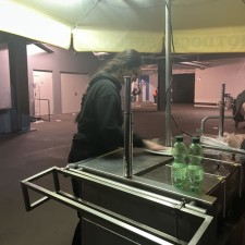Valindina bei der Arbeit