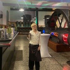 Luisa bei der Arbeit