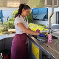Ralitsa bei der Arbeit