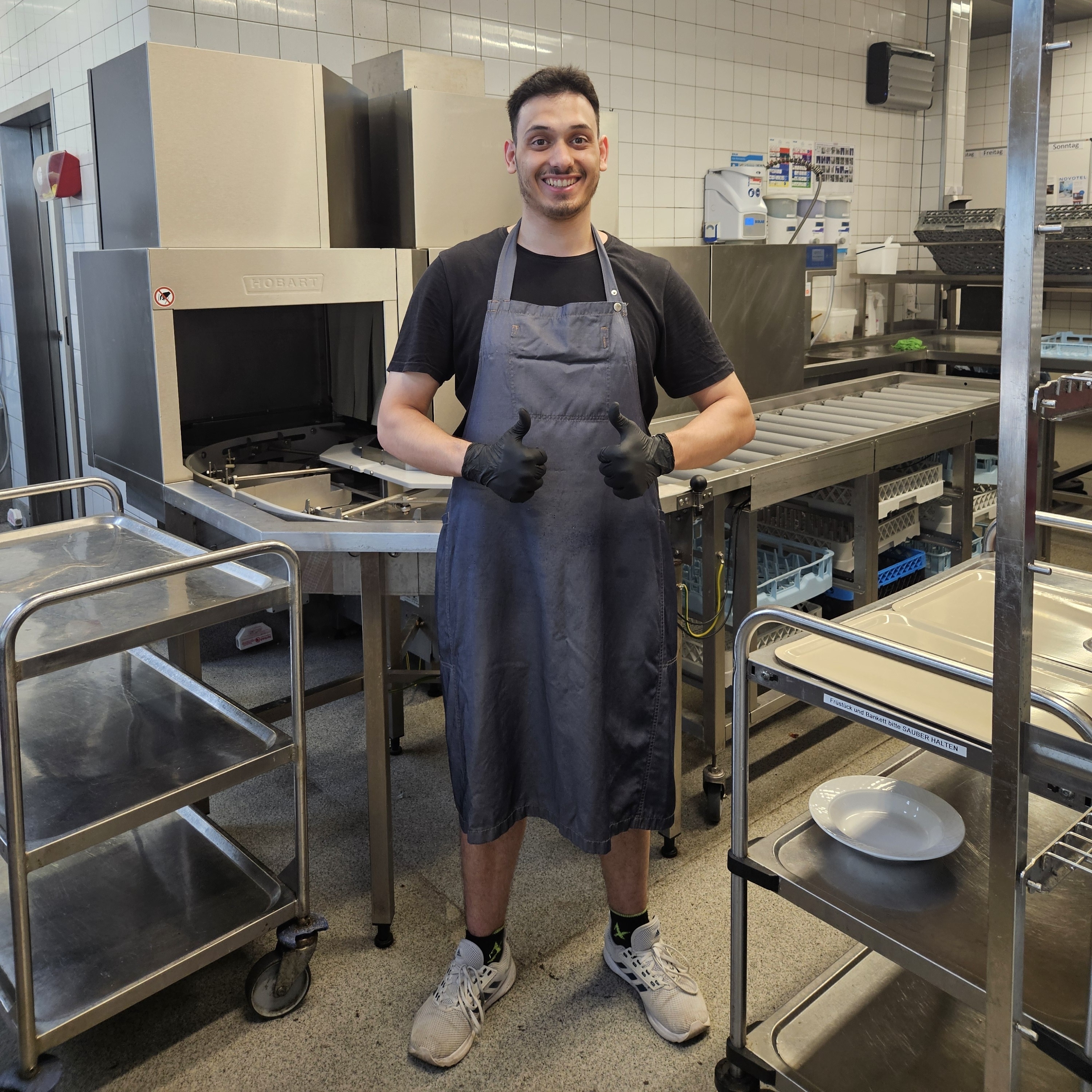 Mitarbeiter im Einsatz