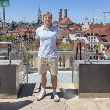 Moritz Fynn Bodo bei der Arbeit