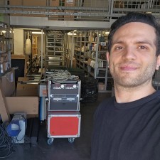Enes Burak bei der Arbeit