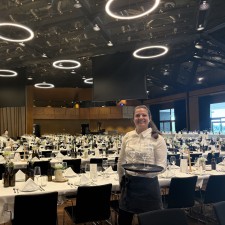 Vanessa bei der Arbeit