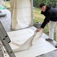 Philipp bei der Arbeit