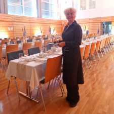 Doris bei der Arbeit